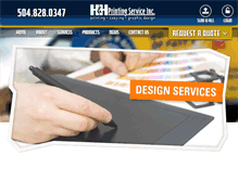 Tablet Screenshot of hhprint.com